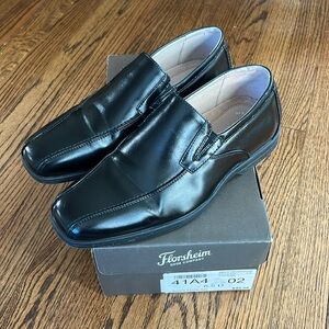 BOYS 6.5 Florsheim Black Dress Shoes